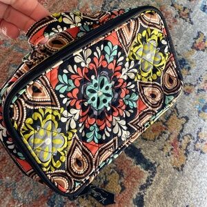 VERA BRADLEY BLUSH & BRUSH MAKEUP CASE SIERRA LUGGAGE ACCESSORY